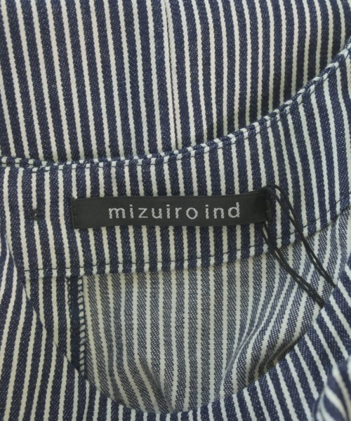 mizuiro ind（ミズイロインド）ブラウス 紺 サイズ:F レディース/2200700153398