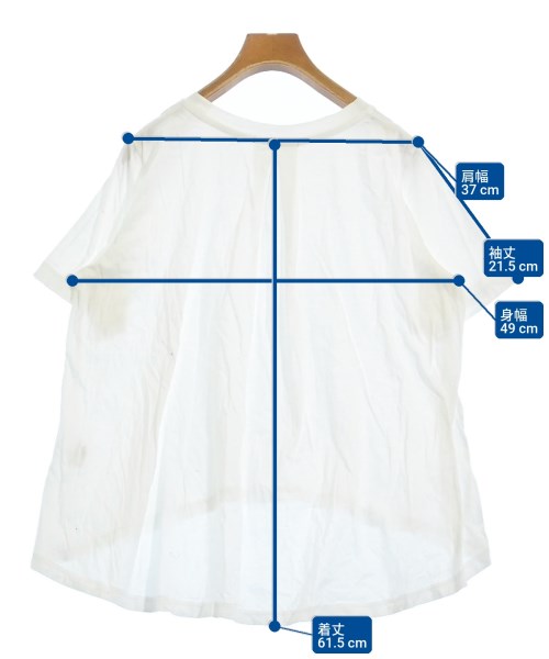 mizuiro ind（ミズイロインド）Tシャツ・カットソー 白 サイズ:F レディース/2200700153541