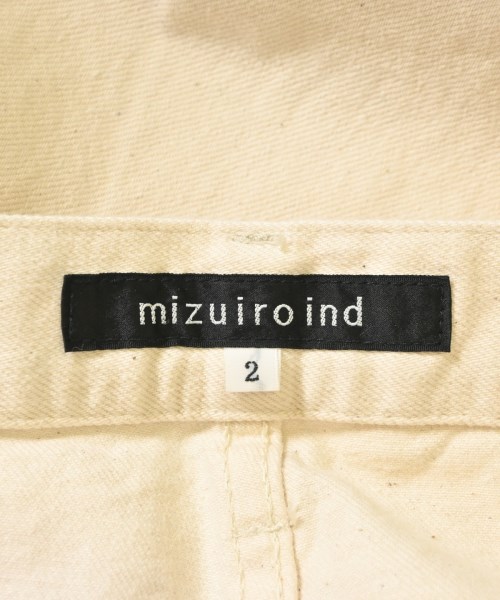 mizuiro ind（ミズイロインド）デニムパンツ 白 サイズ:2(M位) レディース/2200705752077