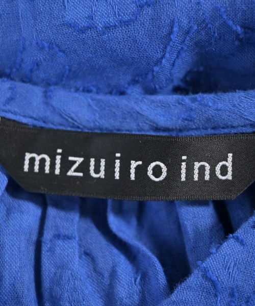 mizuiro ind（ミズイロインド）ブラウス 青 サイズ:F レディース/2200702505065