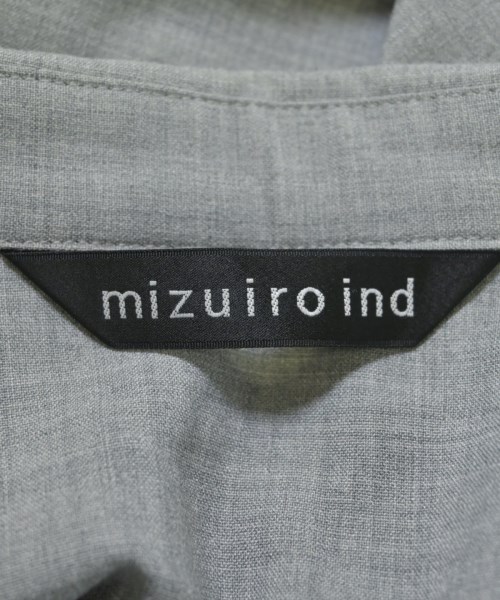 mizuiro ind（ミズイロインド）カジュアルシャツ グレー サイズ:F レディース/2200705620055