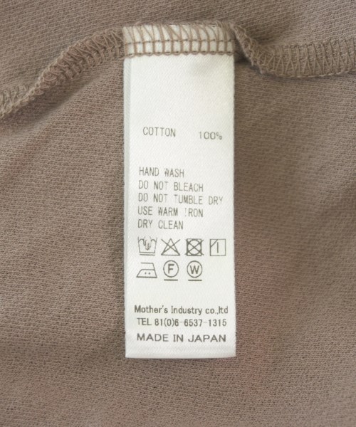 mizuiro ind（ミズイロインド）Tシャツ・カットソー 茶 サイズ:F レディース/2200705436038