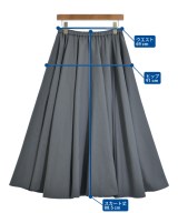 mizuiro ind（ミズイロインド）ロング・マキシ丈スカート グレー サイズ:-(M位) レディース/2200708093115