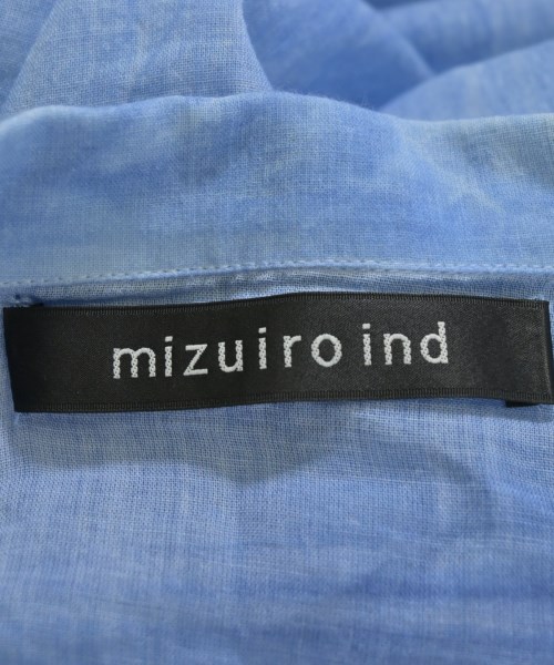 mizuiro ind（ミズイロインド）カジュアルシャツ 青 サイズ:F レディース/2200708093160