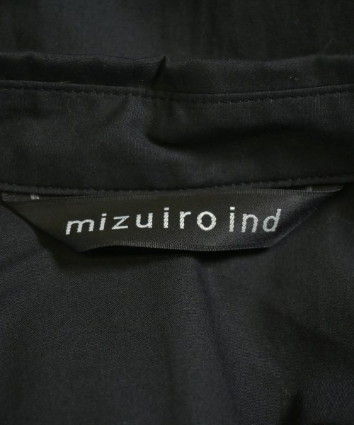 mizuiro ind（ミズイロインド）シャツワンピース 黒 サイズ:F レディース/2200660726403