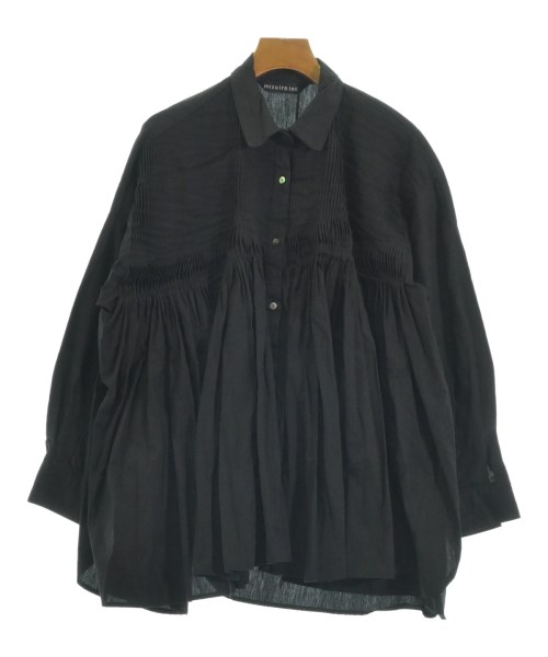 mizuiro ind(ミズイロインド)カジュアルシャツ 黒 サイズ:F/2200658059117