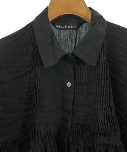 mizuiro ind（ミズイロインド）カジュアルシャツ 黒 サイズ:F レディース/2200658059117