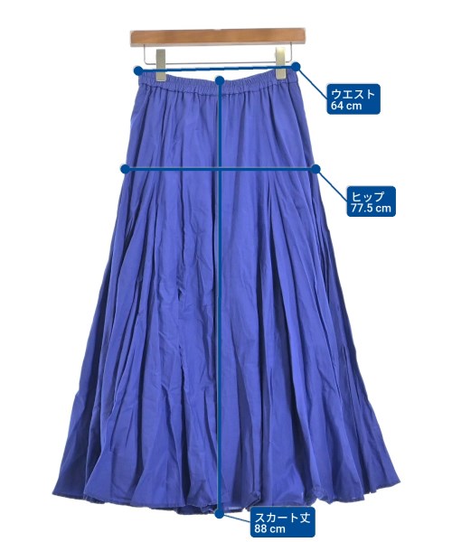 mizuiro ind（ミズイロインド）ロング・マキシ丈スカート 紫 サイズ:-(M位) レディース/2200662570042