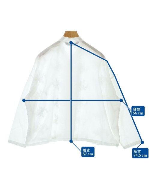 mizuiro ind（ミズイロインド）ブラウス 白 サイズ:F レディース/2200663289042