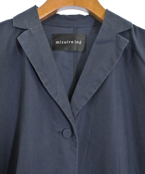 mizuiro ind（ミズイロインド）シャツワンピース 紺 サイズ:F レディース/2200661065013
