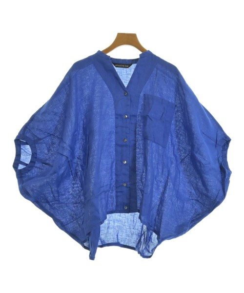 mizuiro ind(ミズイロインド)カジュアルシャツ 青 サイズ:F/2200665334047