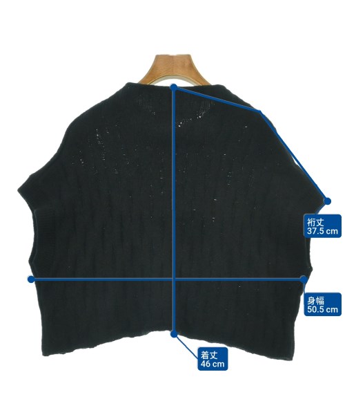 mizuiro ind（ミズイロインド）ベスト 黒 サイズ:-(M位) レディース/2200662867098