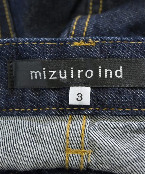 mizuiro ind（ミズイロインド）デニムパンツ 紺 サイズ:3(L位) レディース/2200663739028