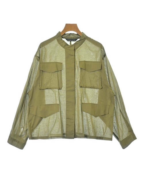 mizuiro ind(ミズイロインド)ブラウス カーキ サイズ:F/2200668468053