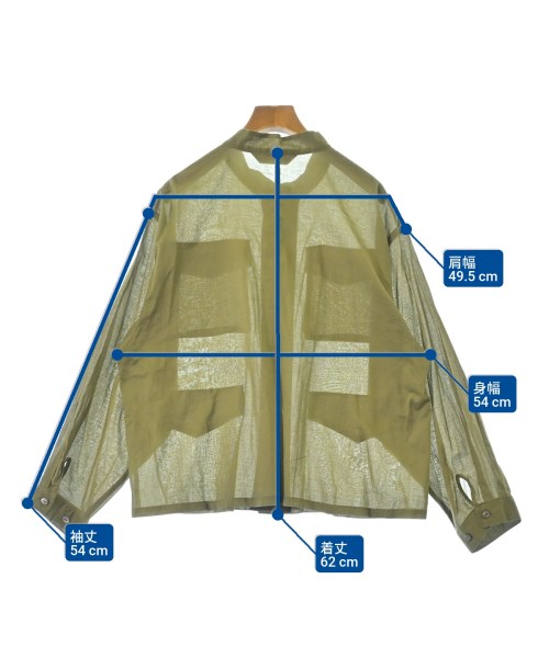 mizuiro ind（ミズイロインド）ブラウス カーキ サイズ:F レディース/2200668468053