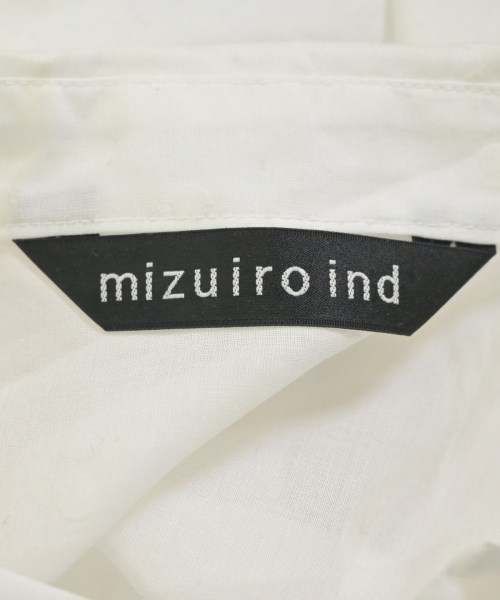 mizuiro ind（ミズイロインド）カジュアルシャツ 白 サイズ:F レディース/2200670148011