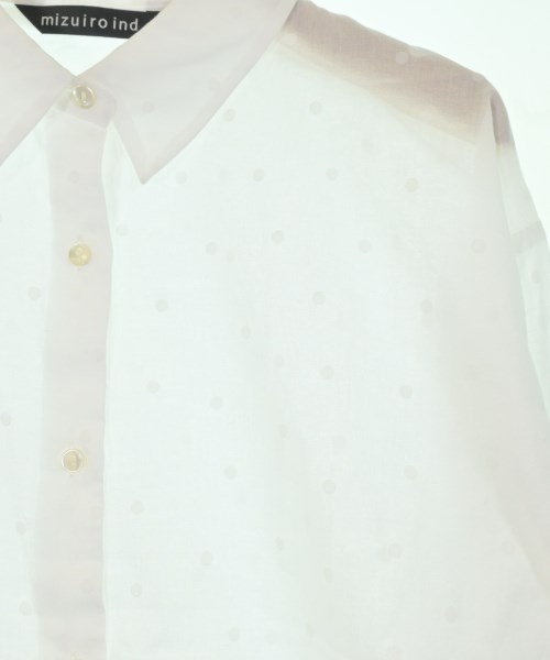 mizuiro ind（ミズイロインド）カジュアルシャツ 白 サイズ:F レディース/2200670148011