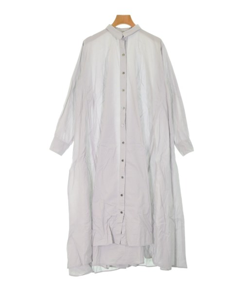 mizuiro ind(ミズイロインド)シャツワンピース グレー サイズ:F/2200672389054