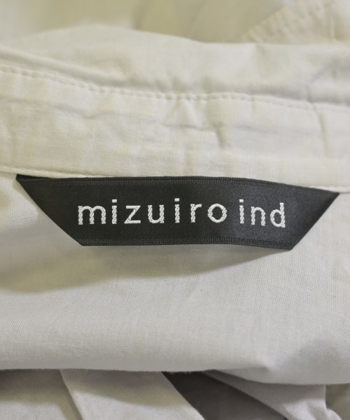 mizuiro ind（ミズイロインド）シャツワンピース グレー サイズ:F レディース/2200731392063