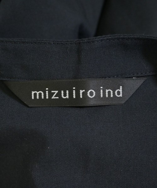 mizuiro ind（ミズイロインド）シャツワンピース 紺 サイズ:F レディース/2200731392070
