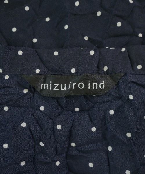 mizuiro ind（ミズイロインド）ブラウス 紺 サイズ:F レディース/2200731813193
