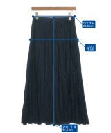 mizuiro ind（ミズイロインド）ロング・マキシ丈スカート 紺 サイズ:-(M位) レディース/2200725565077