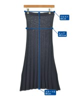 mizuiro ind（ミズイロインド）ロング・マキシ丈スカート 紺 サイズ:-(M位) レディース/2200729225045