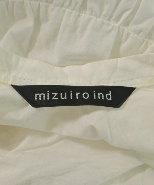 mizuiro ind（ミズイロインド）カジュアルシャツ 白 サイズ:F レディース/2200731946167