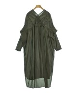 mizuiro ind（ミズイロインド）シャツワンピース カーキ サイズ:F レディース/2200723406143