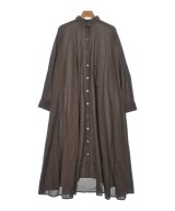 mizuiro ind（ミズイロインド）シャツワンピース 茶 サイズ:F レディース/2200720355055