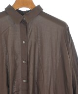 mizuiro ind（ミズイロインド）シャツワンピース 茶 サイズ:F レディース/2200720355055