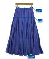 mizuiro ind（ミズイロインド）ロング・マキシ丈スカート 青 サイズ:-(M位) レディース/2200714241111