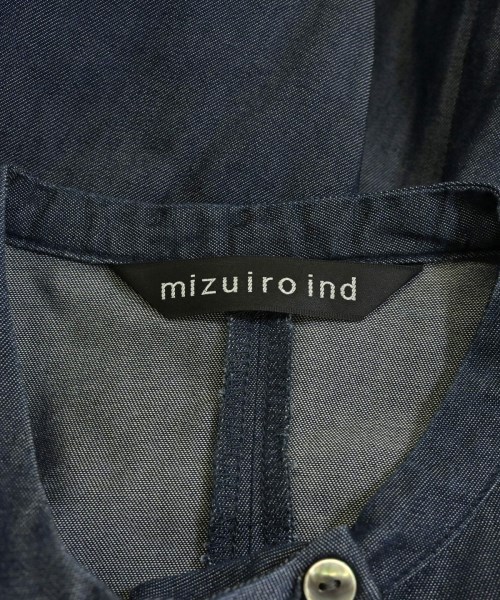 mizuiro ind（ミズイロインド）ブラウス 紺 サイズ:F レディース/2200716960065