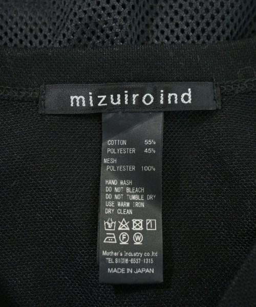 mizuiro ind（ミズイロインド）Tシャツ・カットソー 黒 サイズ:F レディース/2200720047059