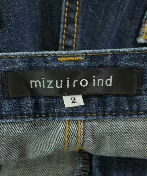 mizuiro ind（ミズイロインド）デニムパンツ 青 サイズ:2(M位) レディース/2200718312022