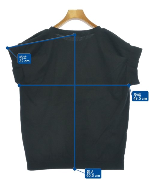 mizuiro ind（ミズイロインド）Tシャツ・カットソー 黒 サイズ:-(M位) レディース/2200724286119