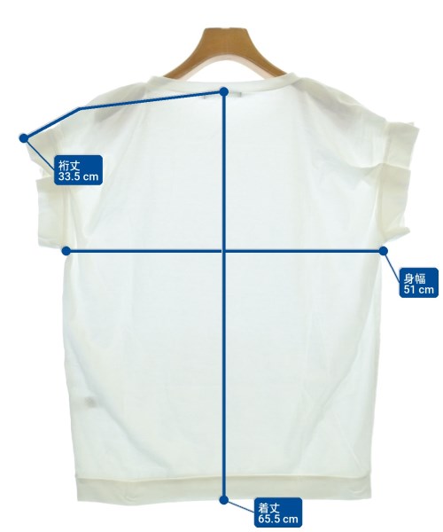 mizuiro ind（ミズイロインド）Tシャツ・カットソー 白 サイズ:-(M位) レディース/2200724286164