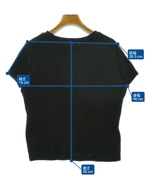 mizuiro ind（ミズイロインド）Tシャツ・カットソー 黒 サイズ:F レディース/2200721488066