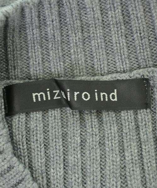 mizuiro ind（ミズイロインド）ニット・セーター グレー サイズ:F レディース/2200723544104