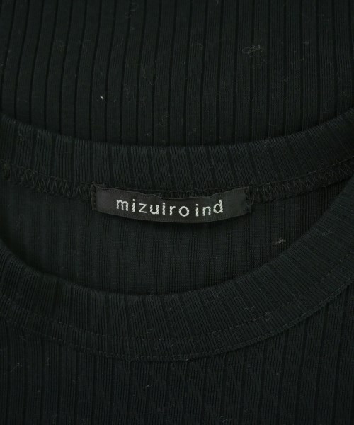 mizuiro ind（ミズイロインド）Tシャツ・カットソー 黒 サイズ:F レディース/2200677849119
