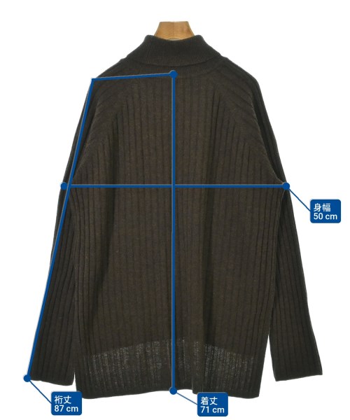 mizuiro ind（ミズイロインド）ニット・セーター 茶 サイズ:F レディース/2200682822053