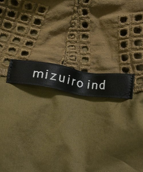 mizuiro ind（ミズイロインド）ブラウス カーキ サイズ:F レディース/2200683458305