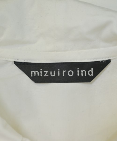 mizuiro ind（ミズイロインド）カジュアルシャツ 白 サイズ:F レディース/2200684559179