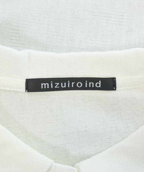 mizuiro ind（ミズイロインド）ポロシャツ 白 サイズ:F レディース/2200684045092