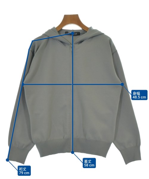 mizuiro ind（ミズイロインド）ニット・セーター グレー サイズ:-(M位) レディース/2200685986028