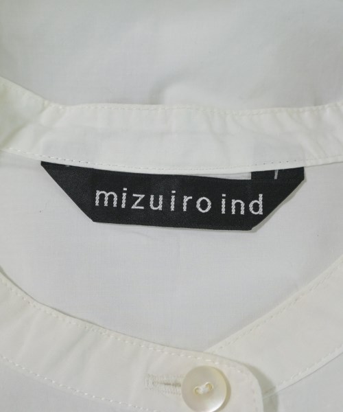 mizuiro ind（ミズイロインド）カジュアルシャツ 白 サイズ:F レディース/2200684679051