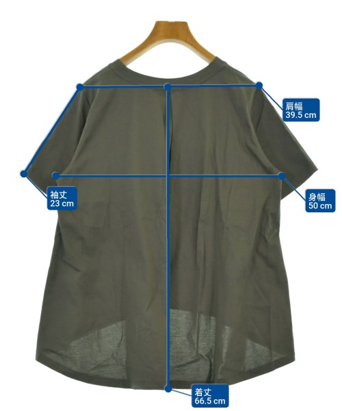 mizuiro ind（ミズイロインド）Tシャツ・カットソー カーキ サイズ:F レディース/2200690414028