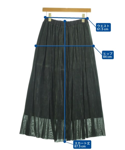 mizuiro ind（ミズイロインド）ロング・マキシ丈スカート 緑 サイズ:-(M位) レディース/2200688526238