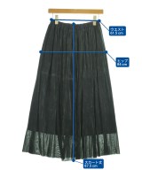 mizuiro ind（ミズイロインド）ロング・マキシ丈スカート 緑 サイズ:-(M位) レディース/2200688526238