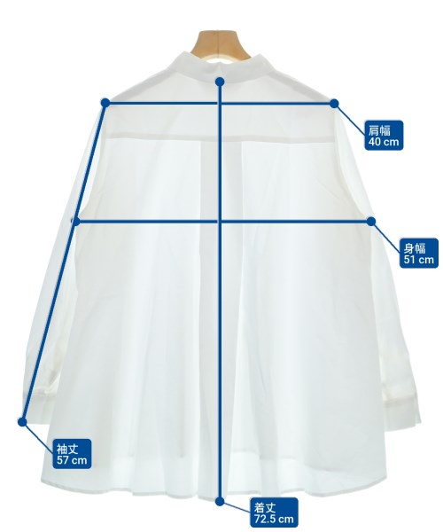 MidiUmi（ミディウミ）カジュアルシャツ 白 サイズ:F レディース/2200627670558